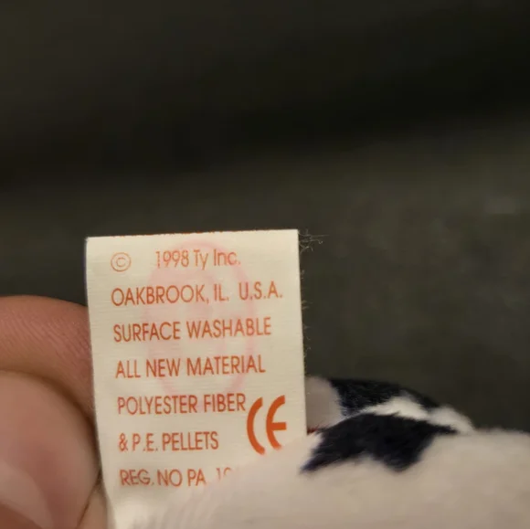 Ty Glory the Bear Plush Toy - 4188 TAG ERRORS